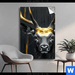 Spannbild Edler Hirsch In Fokus Hochformat Produktvorschau mit dem Bild Edler Hirsch in Fokus im Format Hochformat.