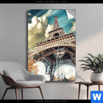 Spannbild Eifelturm In Paris Hochformat Produktvorschau mit dem Bild Eifelturm in Paris im Format Hochformat.