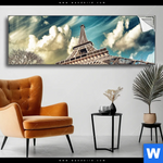 Spannbild Eifelturm In Paris Panorama Produktvorschau mit dem Bild Eifelturm in Paris im Format Panorama.
