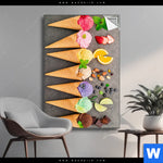 Spannbild Eisgenuss In Perfektion Hochformat Produktvorschau mit dem Bild Eisgenuss in Perfektion im Format Hochformat.