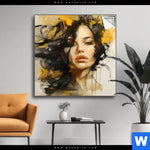 Spannbild Estelle Dynamische Portraetkunst Quadrat Produktvorschau mit dem Bild Estelle - Dynamische Porträtkunst im Format Quadrat.