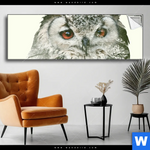 Spannbild Eule Wald No 1 Panorama Produktvorschau mit dem Bild Eule & Wald No.1 im Format Panorama.