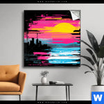 Spannbild Farben Der Nacht Quadrat Produktvorschau mit dem Bild Farben der Nacht im Format Quadrat.