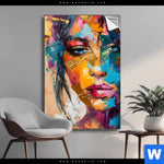 Spannbild Farbexplosion Portraet Lola Hochformat Produktvorschau mit dem Bild Farbexplosion - Porträt Lola im Format Hochformat.