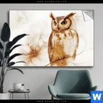 Spannbild Federkleid Trifft Bluetenpracht Querformat Produktvorschau mit dem Bild Federkleid trifft Blütenpracht im Format Querformat.