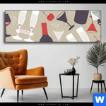 Spannbild Flaschen Glaeser No 2 Panorama Produktvorschau mit dem Bild Flaschen & Gläser No. 2 im Format Panorama.