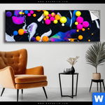 Spannbild Fluid Art Bubbless Neon Panorama Produktvorschau mit dem Bild Fluid Art - Bubbless Neon im Format Panorama.
