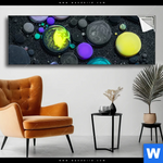 Spannbild Fluid Art Bubbless No 1 Panorama Produktvorschau mit dem Bild Fluid Art - Bubbless No.1 im Format Panorama.