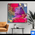 Spannbild Fluid Art Fruehlingszauber Quadrat Produktvorschau mit dem Bild Fluid Art Frühlingszauber im Format Quadrat.