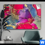 Spannbild Fluid Art Fruehlingszauber Querformat Produktvorschau mit dem Bild Fluid Art Frühlingszauber im Format Querformat.