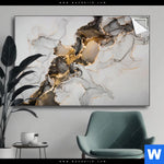 Spannbild Fluid Art Gold Querformat Produktvorschau mit dem Bild Fluid Art Gold im Format Querformat.