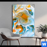 Spannbild Fluid Art Lagune Hochformat Produktvorschau mit dem Bild Fluid Art Lagune im Format Hochformat.