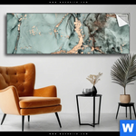Spannbild Fluid Art Tuerkis Panorama Produktvorschau mit dem Bild Fluid Art Türkis im Format Panorama.