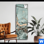 Spannbild Fluid Art Tuerkis Schmal Produktvorschau mit dem Bild Fluid Art Türkis im Format Schmal.