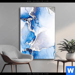 Spannbild Fluid Art Winter Wonderland Hochformat Produktvorschau mit dem Bild Fluid Art Winter Wonderland im Format Hochformat.