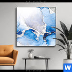 Spannbild Fluid Art Winter Wonderland Quadrat Produktvorschau mit dem Bild Fluid Art Winter Wonderland im Format Quadrat.