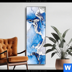 Spannbild Fluid Art Winter Wonderland Schmal Produktvorschau mit dem Bild Fluid Art Winter Wonderland im Format Schmal.