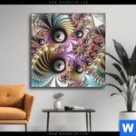 Spannbild Fraktale Kunst No 1 Quadrat Produktvorschau mit dem Bild Fraktale Kunst No.1 im Format Quadrat.