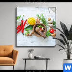 Spannbild Frische Kraeuter Gewuerze Quadrat Produktvorschau mit dem Bild Frische Kräuter & Gewürze im Format Quadrat.