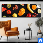 Spannbild Fruechte Gesunde Ernaehrung Panorama Produktvorschau mit dem Bild Früchte - Gesunde Ernährung im Format Panorama.