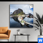 Spannbild Fruehling In Norwegen Quadrat Produktvorschau mit dem Bild Frühling in Norwegen im Format Quadrat.