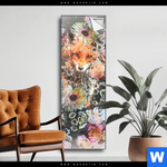Spannbild Fuchs Blumen Schmal Produktvorschau mit dem Bild Fuchs & Blumen im Format Schmal.