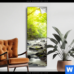Spannbild Gebirgsfluss Im Wald Schmal Produktvorschau mit dem Bild Gebirgsfluss im Wald im Format Schmal.