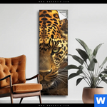 Spannbild Geheimnisvoller Leopard Schmal Produktvorschau mit dem Bild Geheimnisvoller Leopard im Format Schmal.