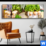 Spannbild Getrocknete Kraeuter Panorama Produktvorschau mit dem Bild Getrocknete Kräuter im Format Panorama.