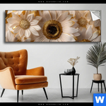 Spannbild Goldene Bluetenpracht Panorama Produktvorschau mit dem Bild Goldene Blütenpracht im Format Panorama.