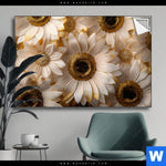 Spannbild Goldene Bluetenpracht Querformat Produktvorschau mit dem Bild Goldene Blütenpracht im Format Querformat.