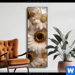 Spannbild Goldene Bluetenpracht Schmal Produktvorschau mit dem Bild Goldene Blütenpracht im Format Schmal.