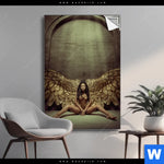 Spannbild Goldene Fluegel Hochformat Produktvorschau mit dem Bild Goldene Flügel im Format Hochformat.