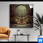 Spannbild Goldene Fluegel Quadrat Produktvorschau mit dem Bild Goldene Flügel im Format Quadrat.