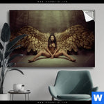 Spannbild Goldene Fluegel Querformat Produktvorschau mit dem Bild Goldene Flügel im Format Querformat.