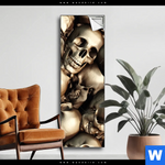 Spannbild Goldene Schaedel Schmal Produktvorschau mit dem Bild Goldene Schädel im Format Schmal.