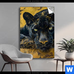 Spannbild Goldener Panther Hochformat Produktvorschau mit dem Bild Goldener Panther im Format Hochformat.
