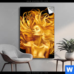 Spannbild Goldenes Haar No 2 Hochformat Produktvorschau mit dem Bild Goldenes Haar No. 2 im Format Hochformat.