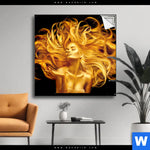 Spannbild Goldenes Haar No 2 Quadrat Produktvorschau mit dem Bild Goldenes Haar No. 2 im Format Quadrat.