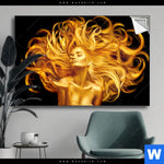 Spannbild Goldenes Haar No 2 Querformat Produktvorschau mit dem Bild Goldenes Haar No. 2 im Format Querformat.