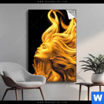 Spannbild Goldenes Haar No 3 Hochformat Produktvorschau mit dem Bild Goldenes Haar No.3 im Format Hochformat.