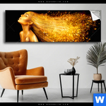 Spannbild Goldenes Haar Panorama Produktvorschau mit dem Bild Goldenes Haar im Format Panorama.