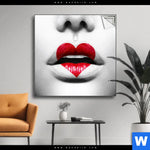 Spannbild Herz Mund Quadrat Produktvorschau mit dem Bild Herz-Mund im Format Quadrat.