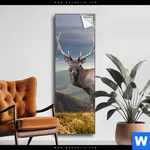 Spannbild Hirsch In Der Herbstzeit Schmal Produktvorschau mit dem Bild Hirsch in der Herbstzeit im Format Schmal.