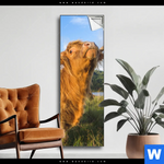 Spannbild Hochland Bulle Schmal Produktvorschau mit dem Bild Hochland-Bulle im Format Schmal.