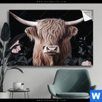 Spannbild Hochlandrind Wilde Schoenheit Querformat Produktvorschau mit dem Bild Hochlandrind - Wilde Schönheit im Format Querformat.