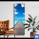 Spannbild Hoelzernes Pier Schmal Produktvorschau mit dem Bild Hölzernes Pier im Format Schmal.