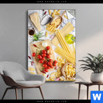 Spannbild Italienische Pasta Vielfalt Hochformat Produktvorschau mit dem Bild Italienische Pasta Vielfalt im Format Hochformat.
