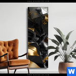 Spannbild Junger Hirsch Und Goldblumen Schmal Produktvorschau mit dem Bild Junger Hirsch und Goldblumen im Format Schmal.