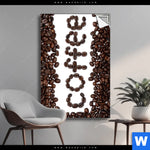 Spannbild Kaffeegenuss Aus Besten Bohnen Hochformat Produktvorschau mit dem Bild Kaffeegenuss aus besten Bohnen im Format Hochformat.